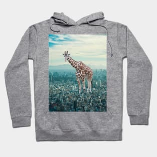 Giraffe in Town Hoodie